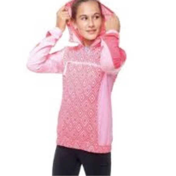 Ivivva Girls Lululemon Hooded Jacket Quarter Zip - Picture 1 of 11
